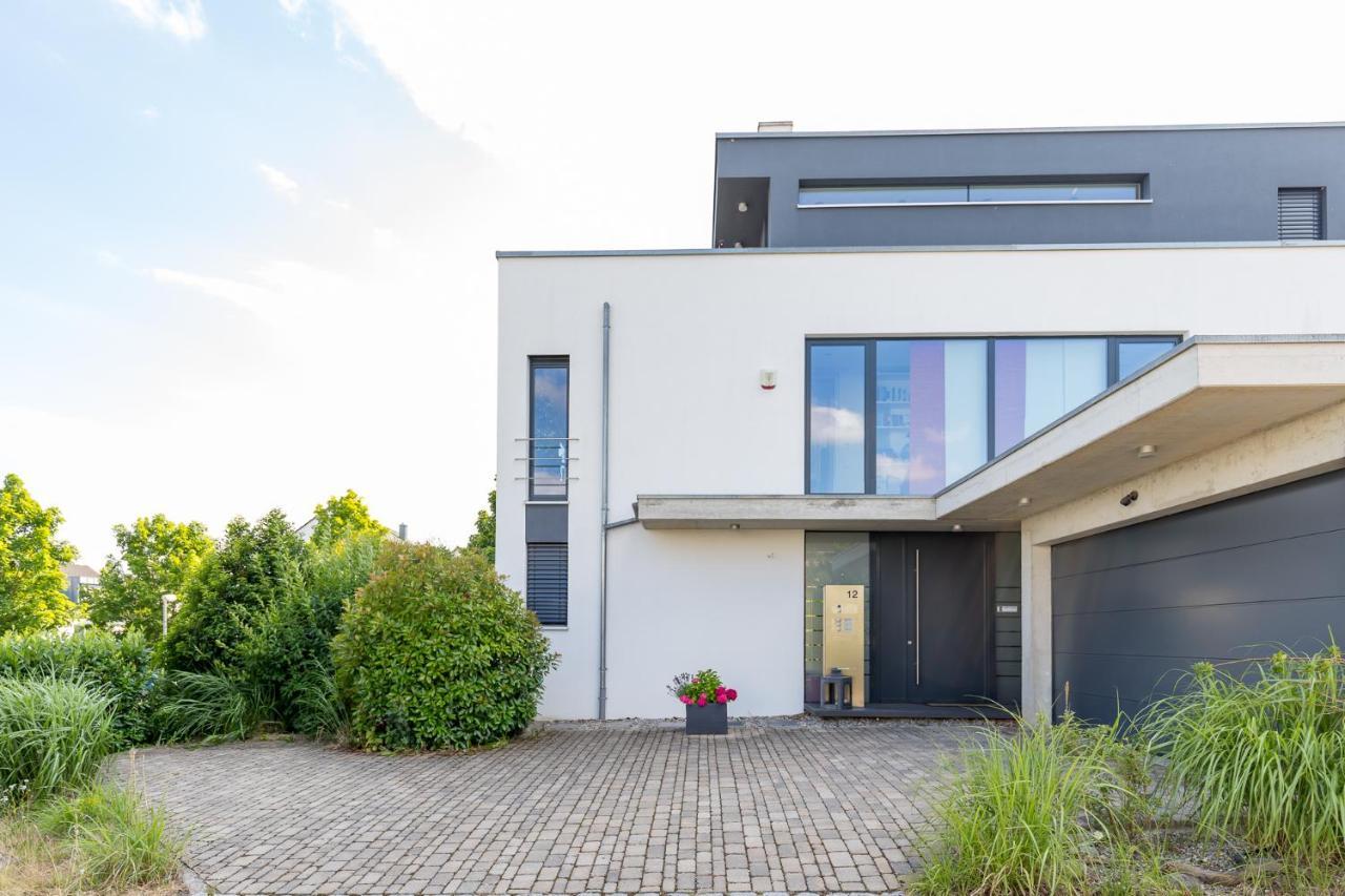 Bodensee Apartment Ueberlingen "Bauhaus Ueber Der Stadt" Dış mekan fotoğraf