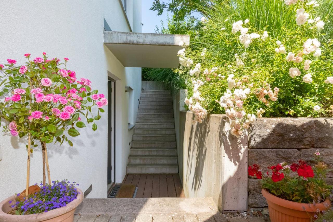 Bodensee Apartment Ueberlingen "Bauhaus Ueber Der Stadt" Dış mekan fotoğraf