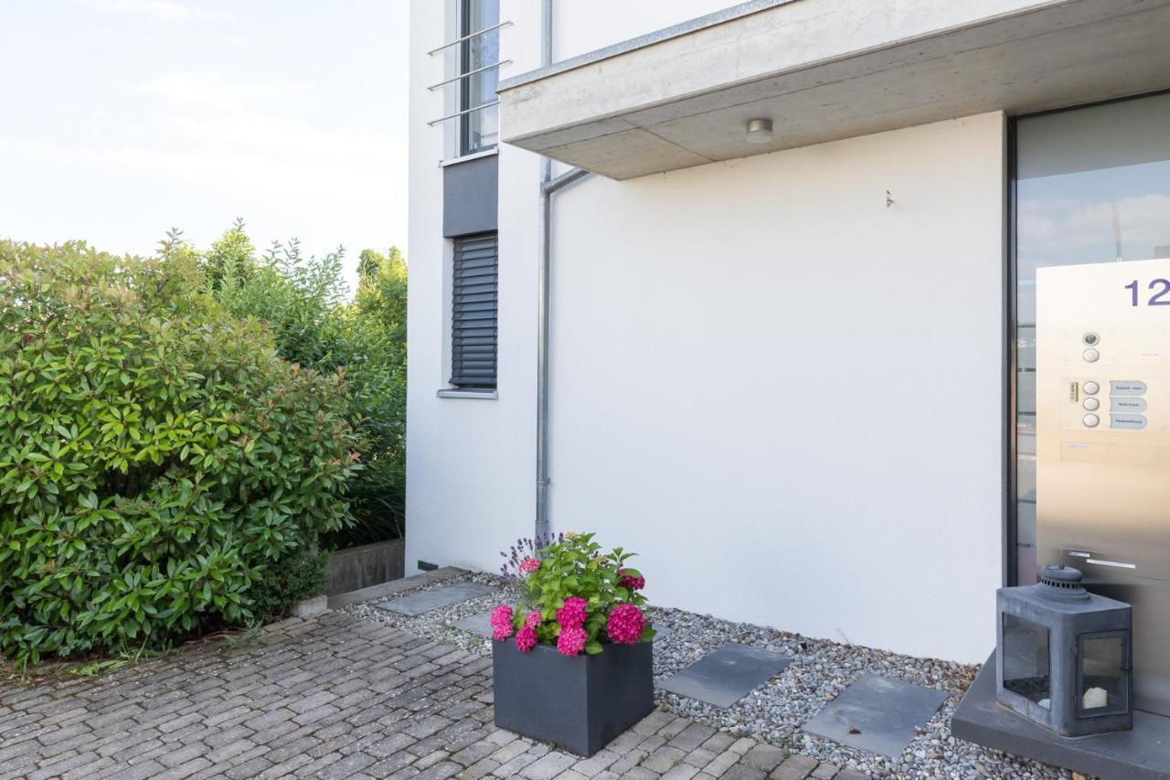 Bodensee Apartment Ueberlingen "Bauhaus Ueber Der Stadt" Dış mekan fotoğraf